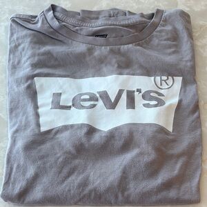 Levi's Gray Short Sleeve Tee Classic Logo
